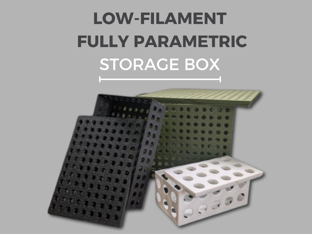 Low Filament Fully Parametric Storage Box