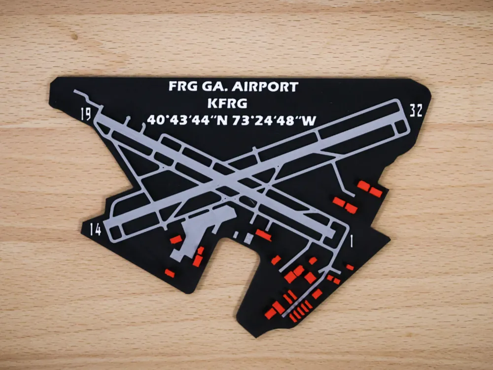 Republic Airport (KFRG / FRG) - Free 3D Print Model - MakerWorld
