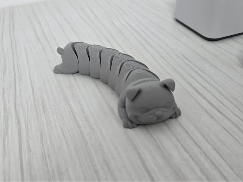 Flexi cute articulated buldog