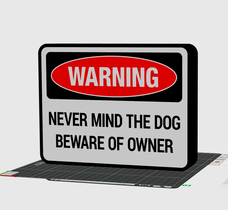 Warning Beware of Owner