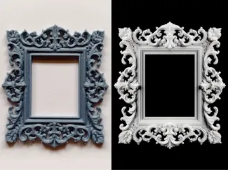 Cornice rettangolare fregio decorativo