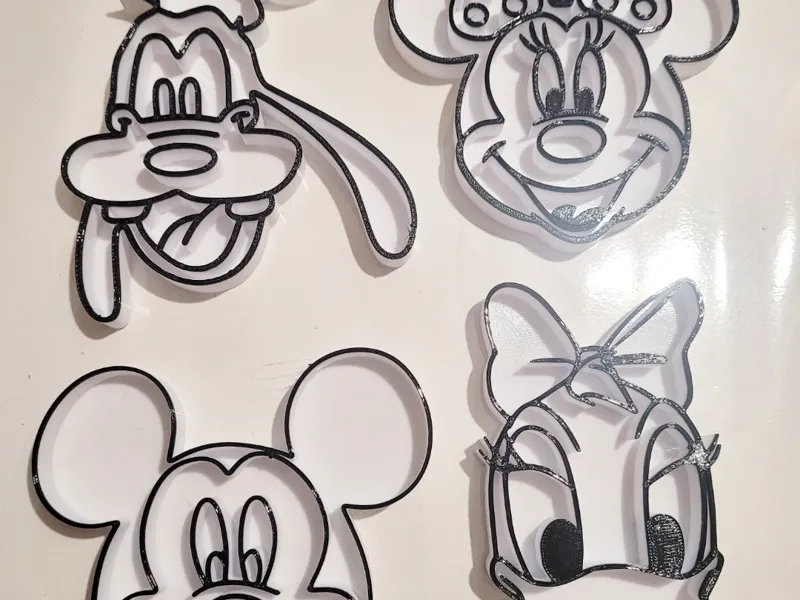 Sensory Play Montessori Disney Mickey fill molds