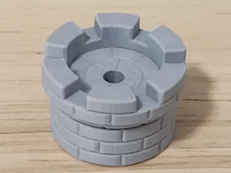 Toadstool Cafe plastic flag pole base