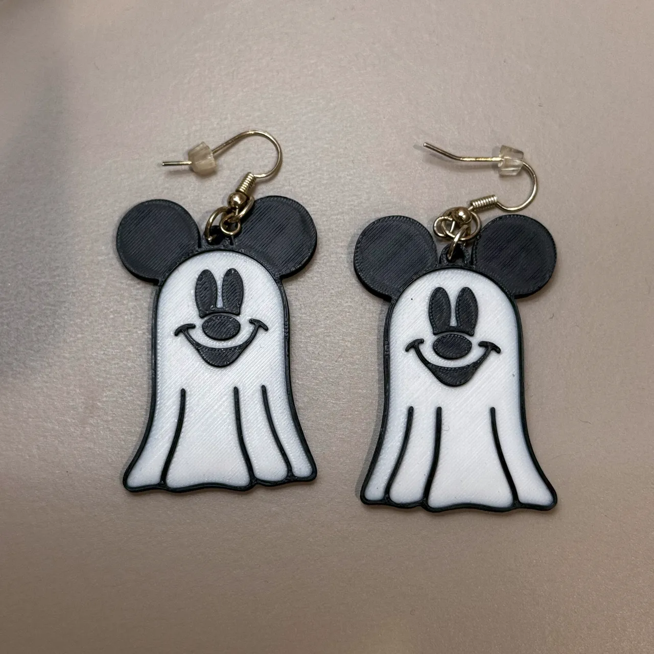 Mickey Ghost Earrings view 2