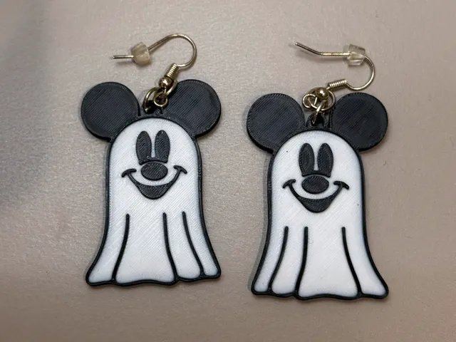 Mickey Ghost Earrings