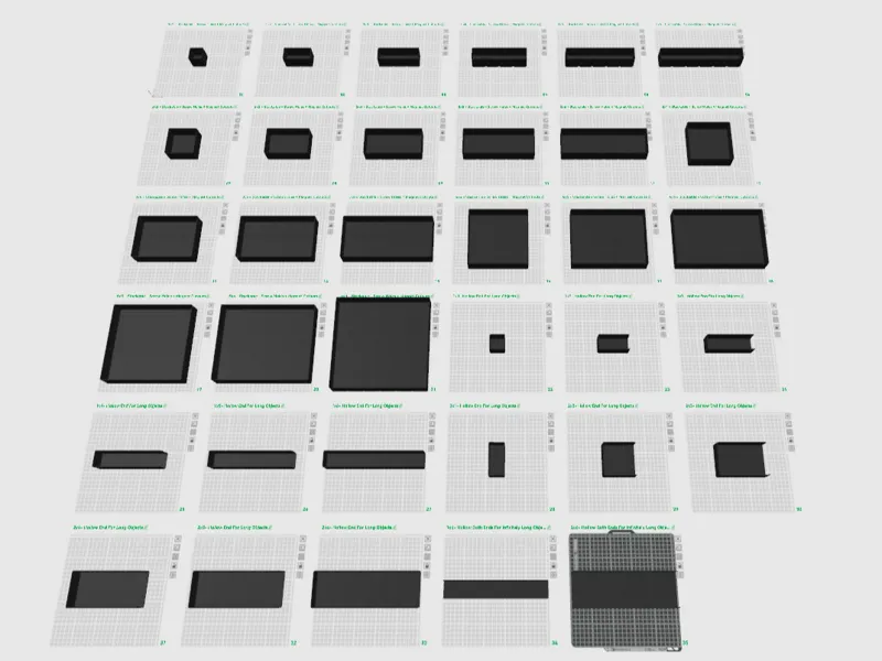 Gridfinity Bin Complete Infinite System Solution