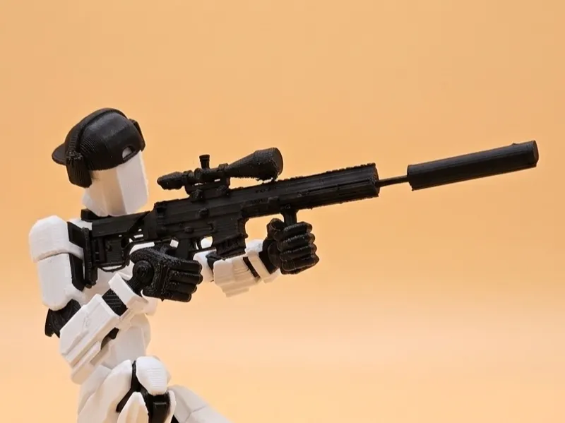 Dummy 13 SCAR-H DMR gun