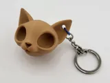 Ключодържател с котешки череп