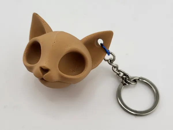Ключодържател с котешки череп