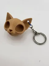 Ключодържател с котешки череп