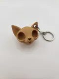 Ключодържател с котешки череп