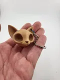 Ключодържател с котешки череп