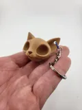 Ключодържател с котешки череп