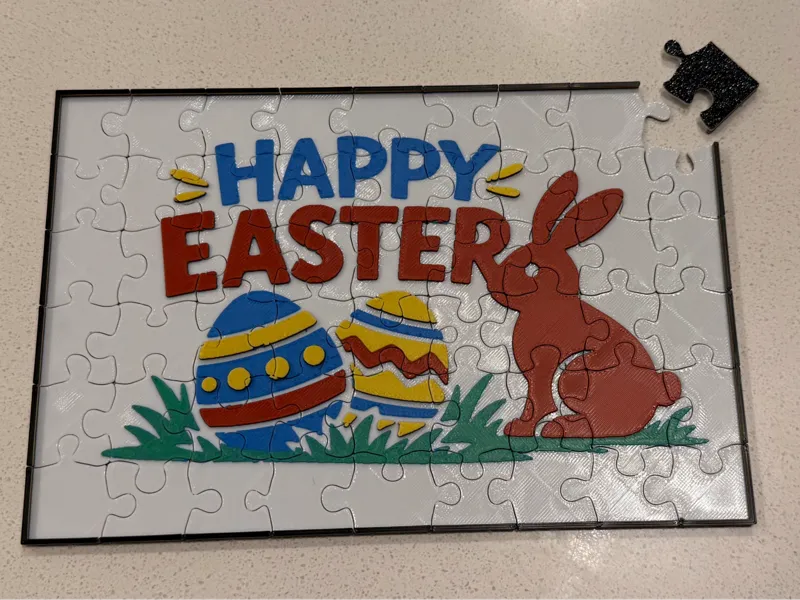 Happy Easter Puzzle 