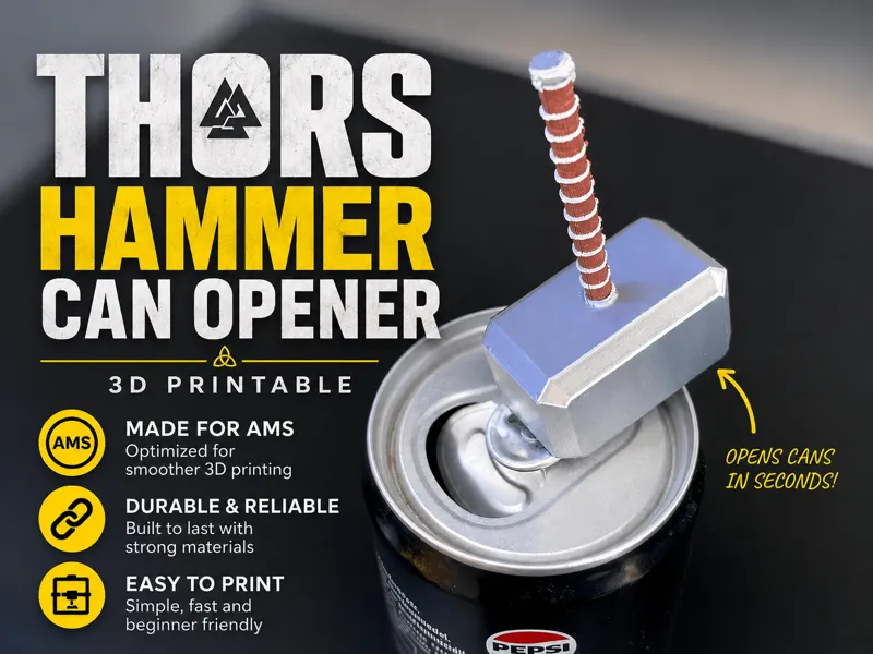 Thor Hammer Can Opener