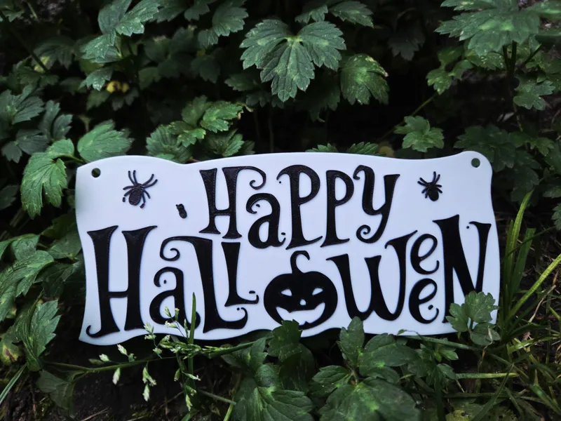Happy Halloween Plate