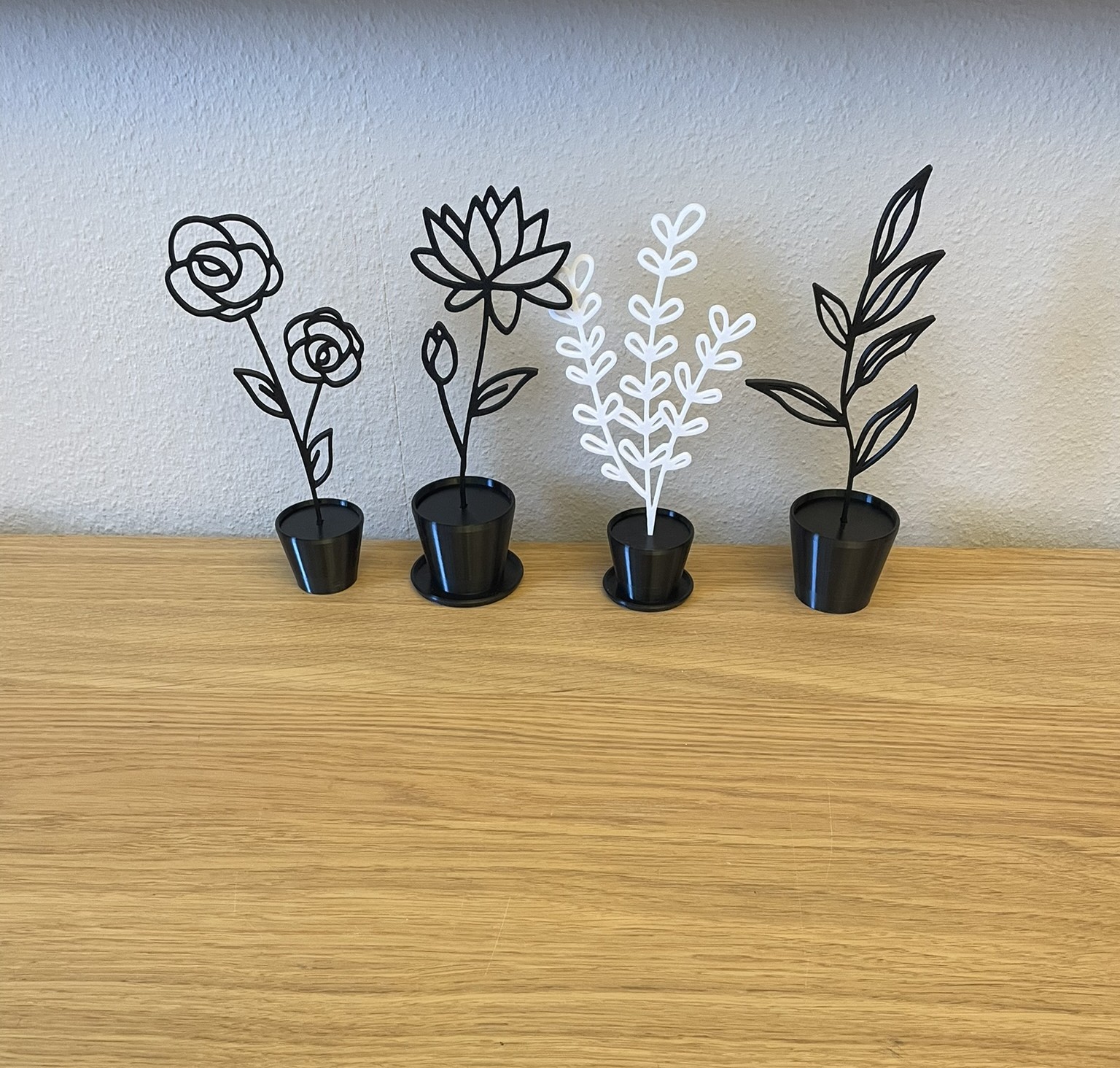 Miniatura 2 do modelo 3D Blumen im Blumentopf Modular