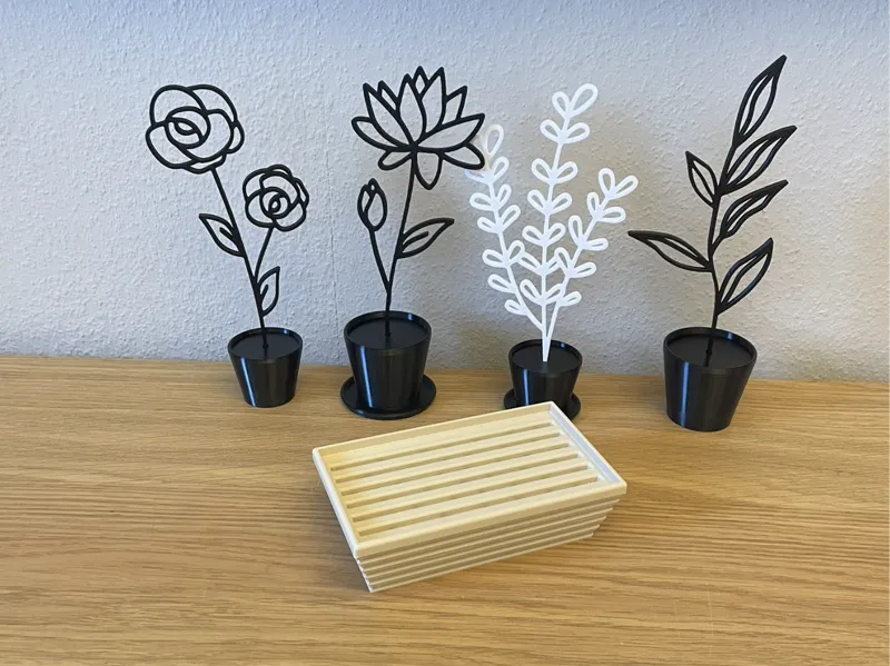 Blumen im Blumentopf Modular