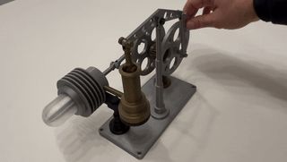 Stirling Engine – Kinematic Educational Model