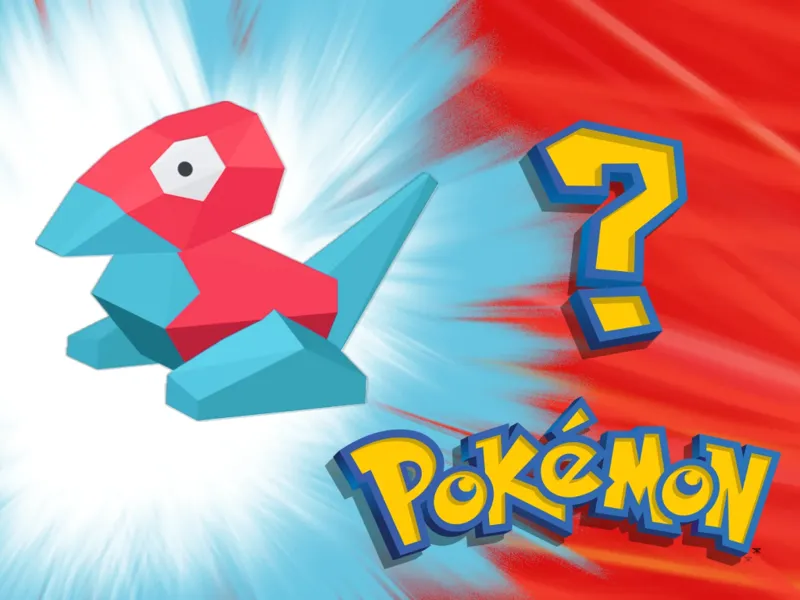 Pokemon Porygon, original colour