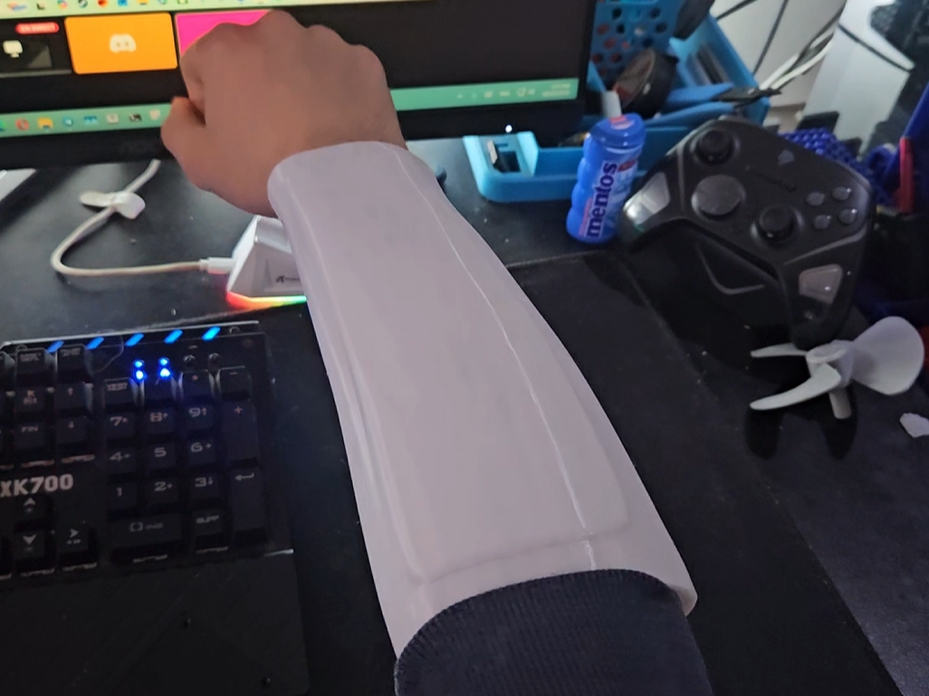 Armure d'avant-bras simple pour Cosplay