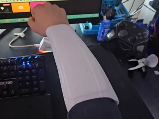 Armure d'avant-bras simple pour Cosplay
