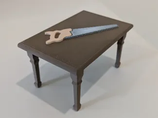 Miniature "Table saw"