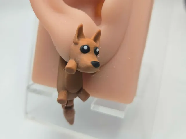Articulated Dog Jumper Earrings