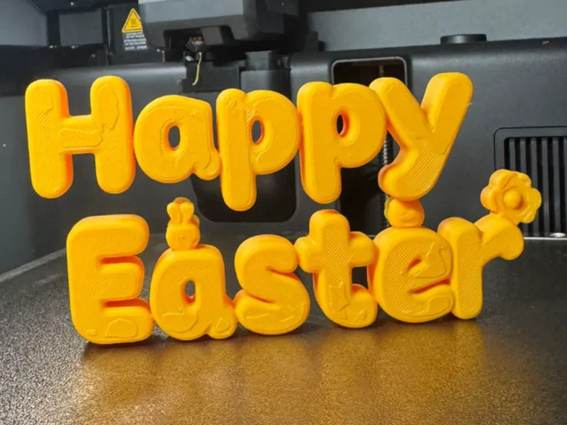 Happy Easter Schriftzug