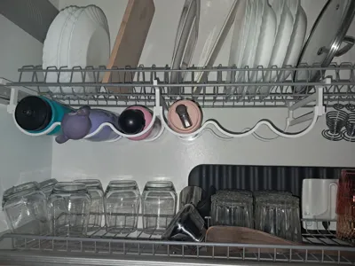 Bottle Rack for Dish Drainer
