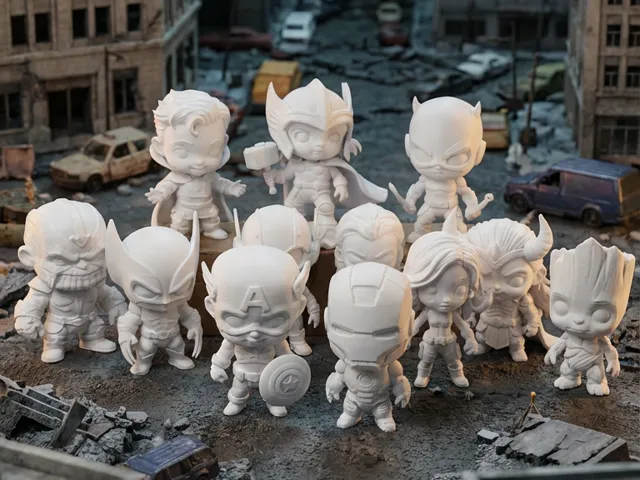 Marvel Chibi Set