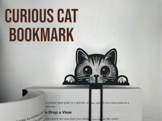 Curious Cat Bookmark