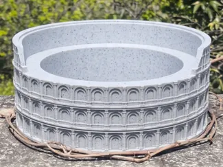 Colosseum Flower Pot – Roman Ruins Planter no supp
