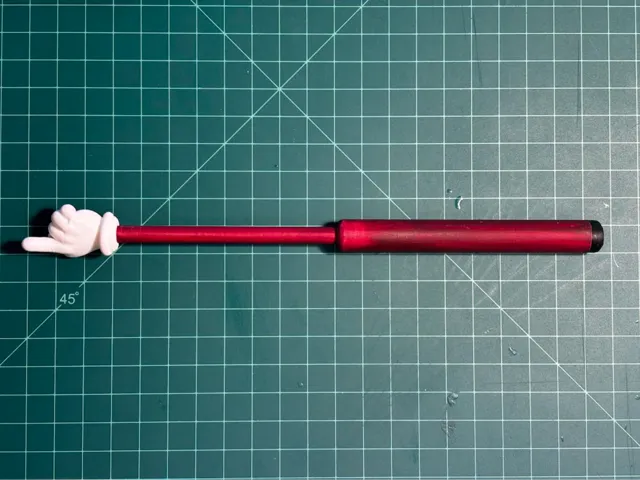 Extendable pointing finger