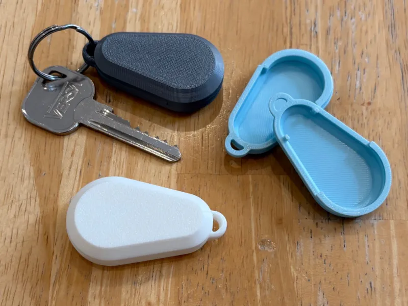 Hollow Teardrop Key Ring Fob