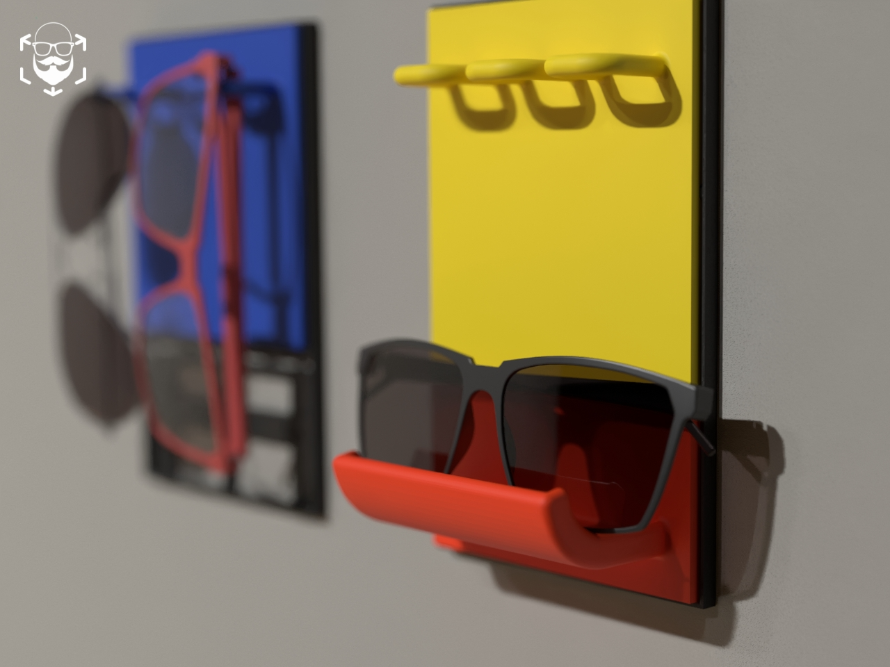 Horizontal Tray Glasses Holder – Worby System