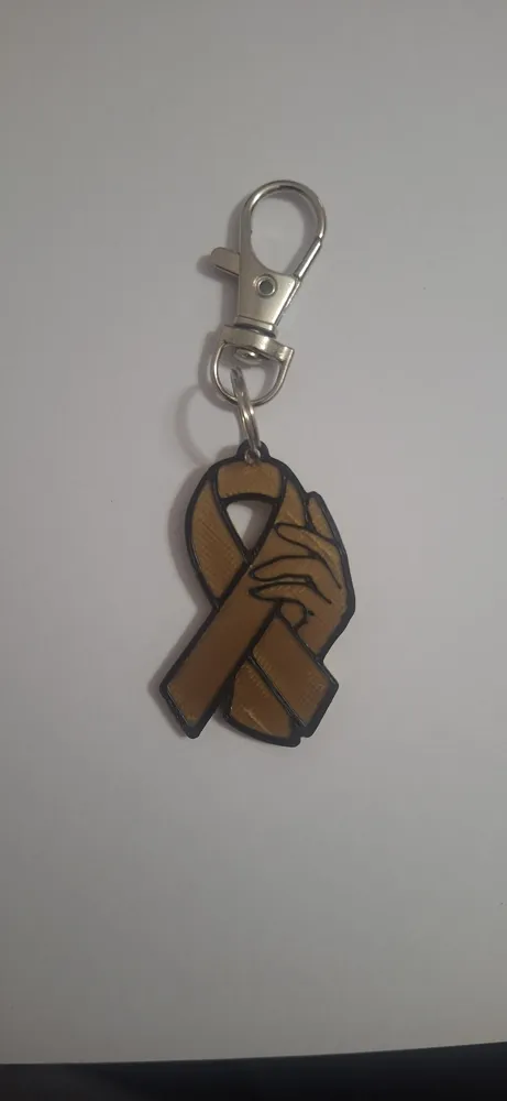 Brooch / Keychain / Ribbon Pin Women's Day - Free 3D Print Model ...