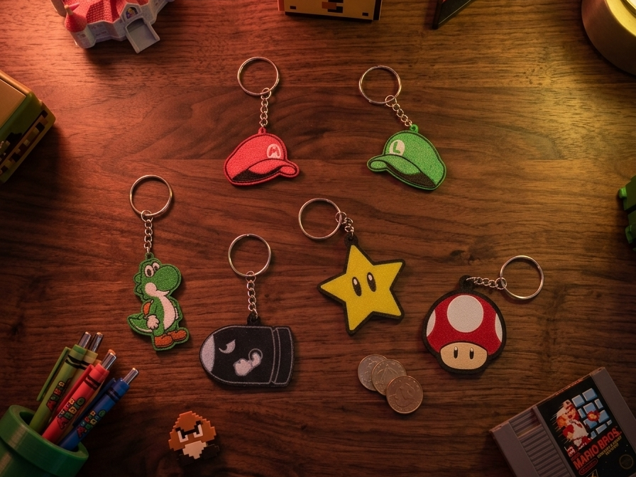 Super Mario Keychain