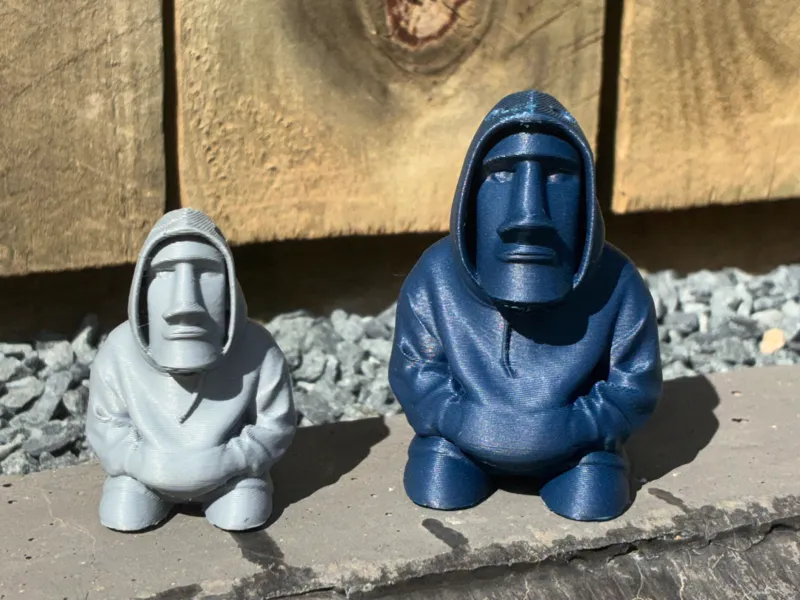 Chill Moai Keychain