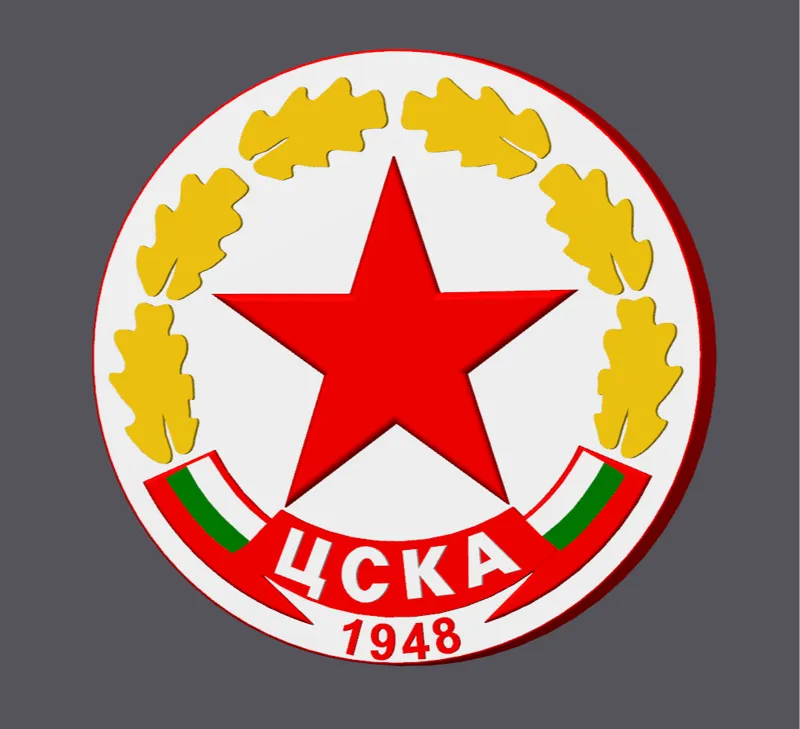 Bulgarian Football Team CSKA Logo / ЦСКА Лого