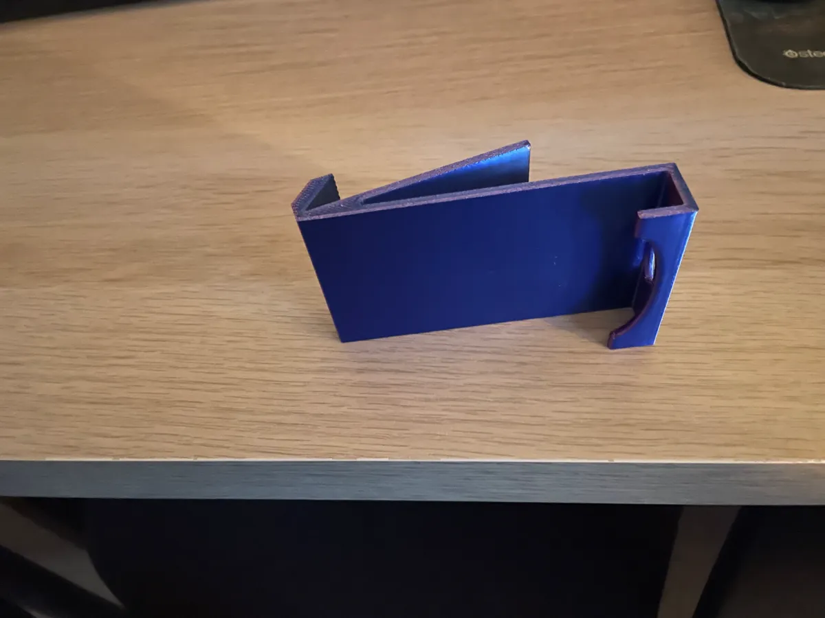 Support téléphone à fixation rail français