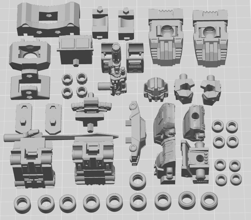 Miniatura 2 do modelo 3D 变形金刚飞天虎13CM，不可变形，可搭配布鲁可星辰版（需要AMS）