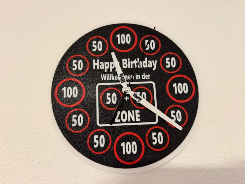 50+50 bzw. 100er Uhr für ein Paar
