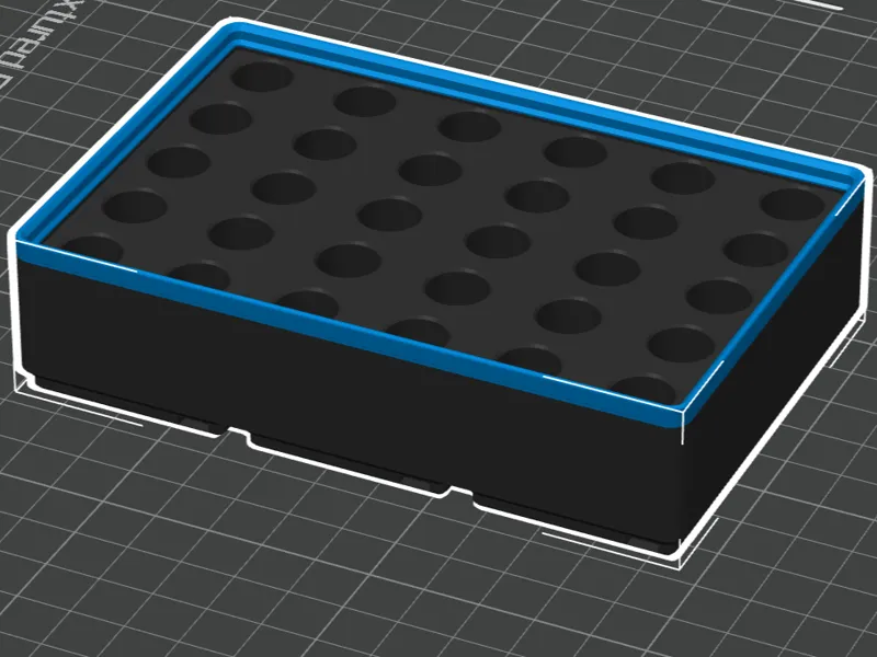 Gridfinity 2x2x3 Vape Cart Holder