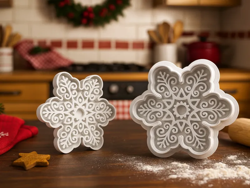biscoito Floco de Neve - snowflake cookie cutter