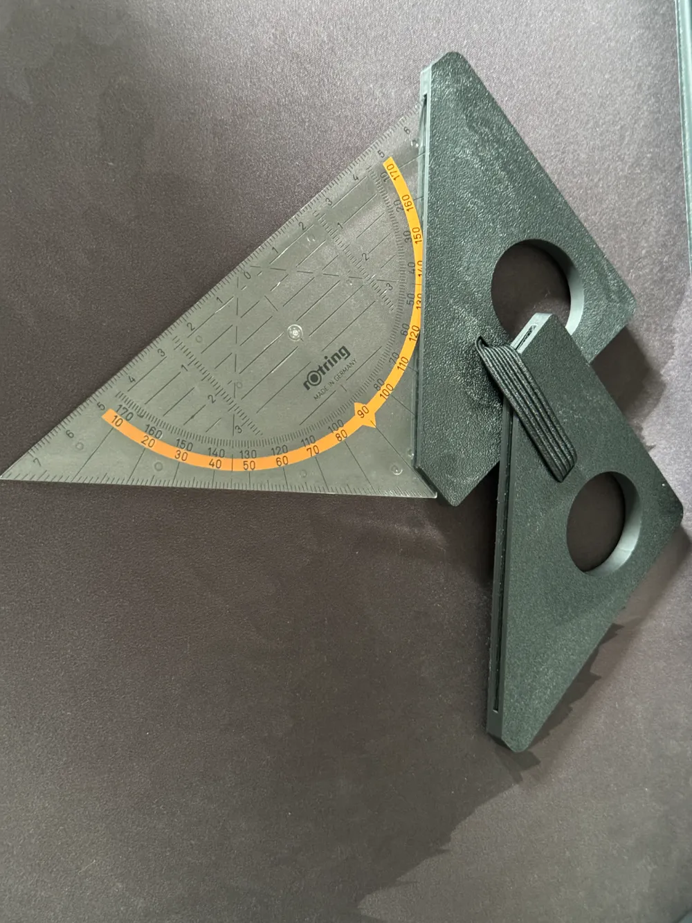 Triangle Protractor Case Set Square / Protractor Case by MertOez - MakerWorld