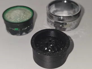 Inserto aeratore per rubinetto