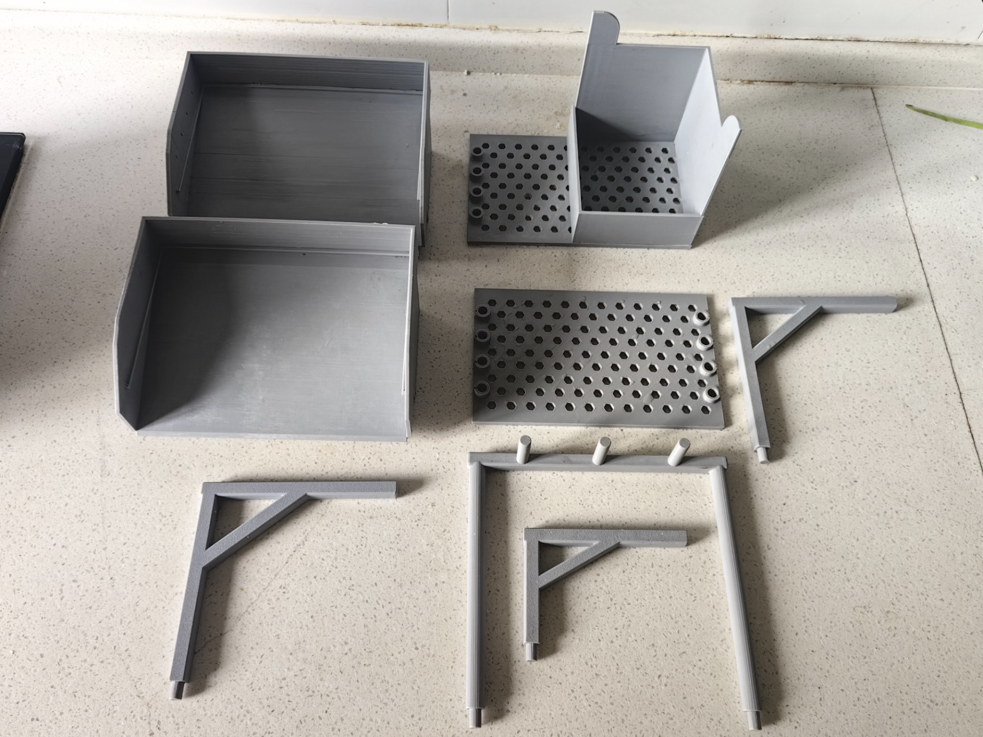 Miniatura 1 do modelo 3D 厨房沥水架（组合式）
