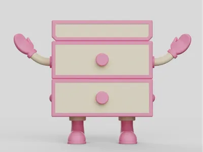 Hug-Desktop Cabinet