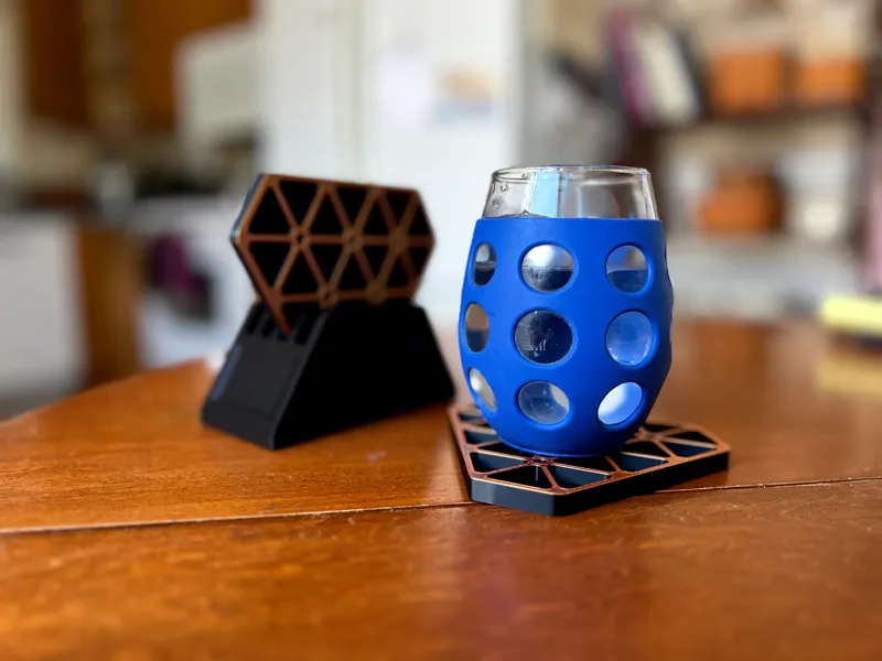 Geometric Coaster Set